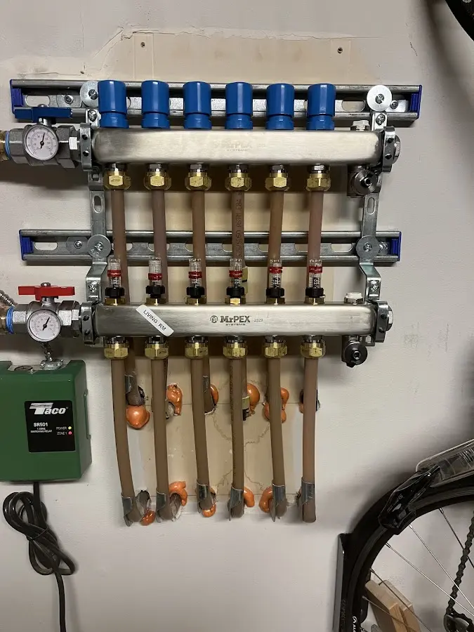 Plumber performing Gas Leak Detection at a residential property in Bethlehem